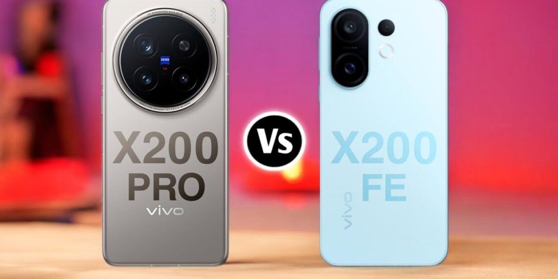 Vivo x200 fe vs x200 pro