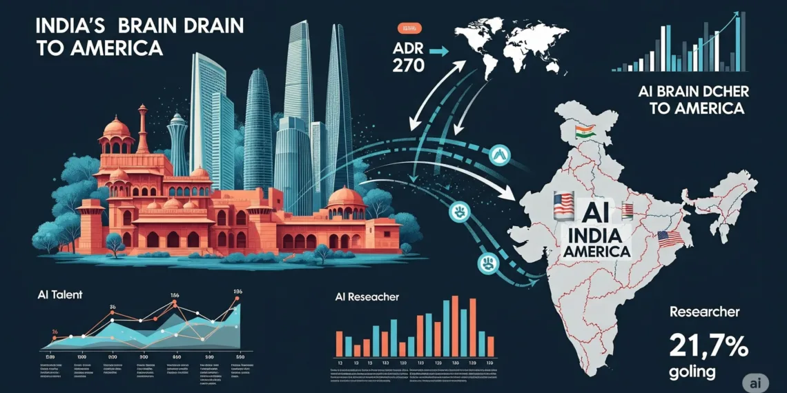 India brain drain america