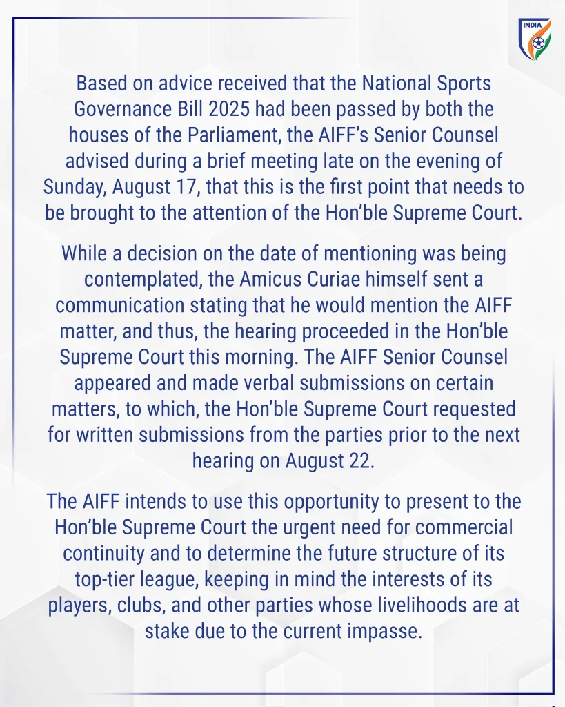Aiff statement