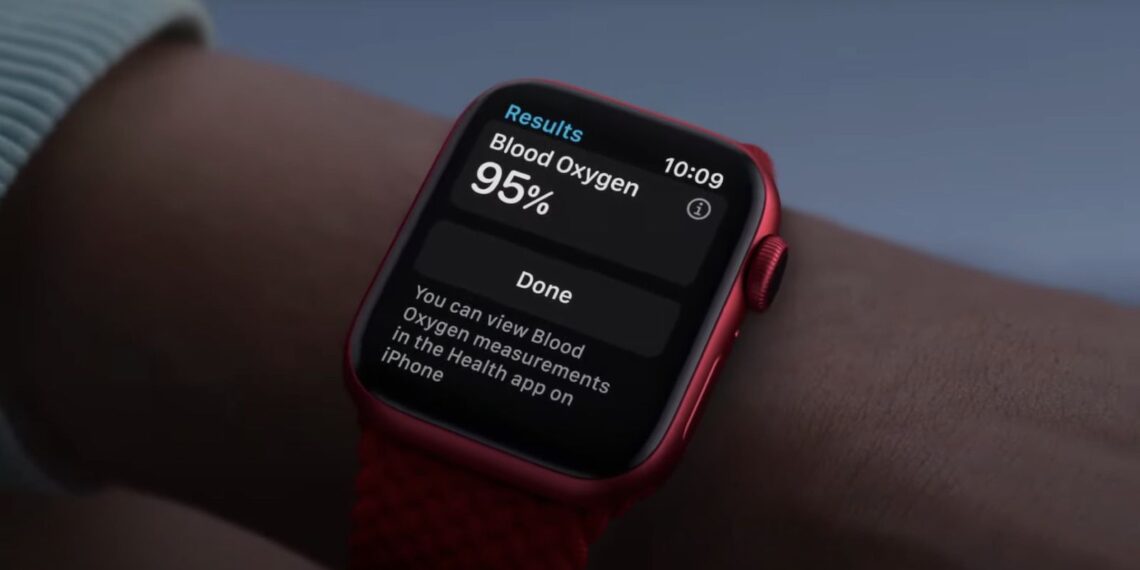 Apple watch blood oxygen