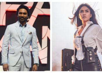 Dhanush sparks romance with mrunal thakur