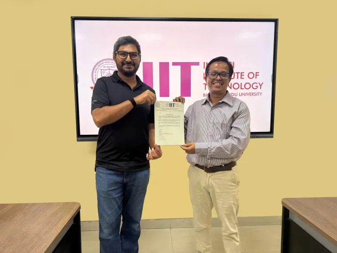 From L-R- Sumanta Sengupta, Head- Strategic Initiatives, Gameskraft and Dr. Bhaskar Biswas- IIT-BHU Study Confirms High Statistical Fairness in Random Number Generators Used in Online Card Games