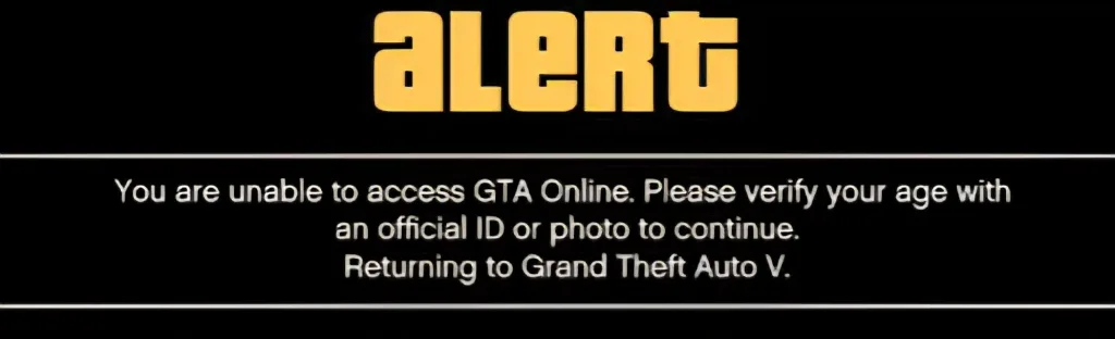 Gta online age verification 2