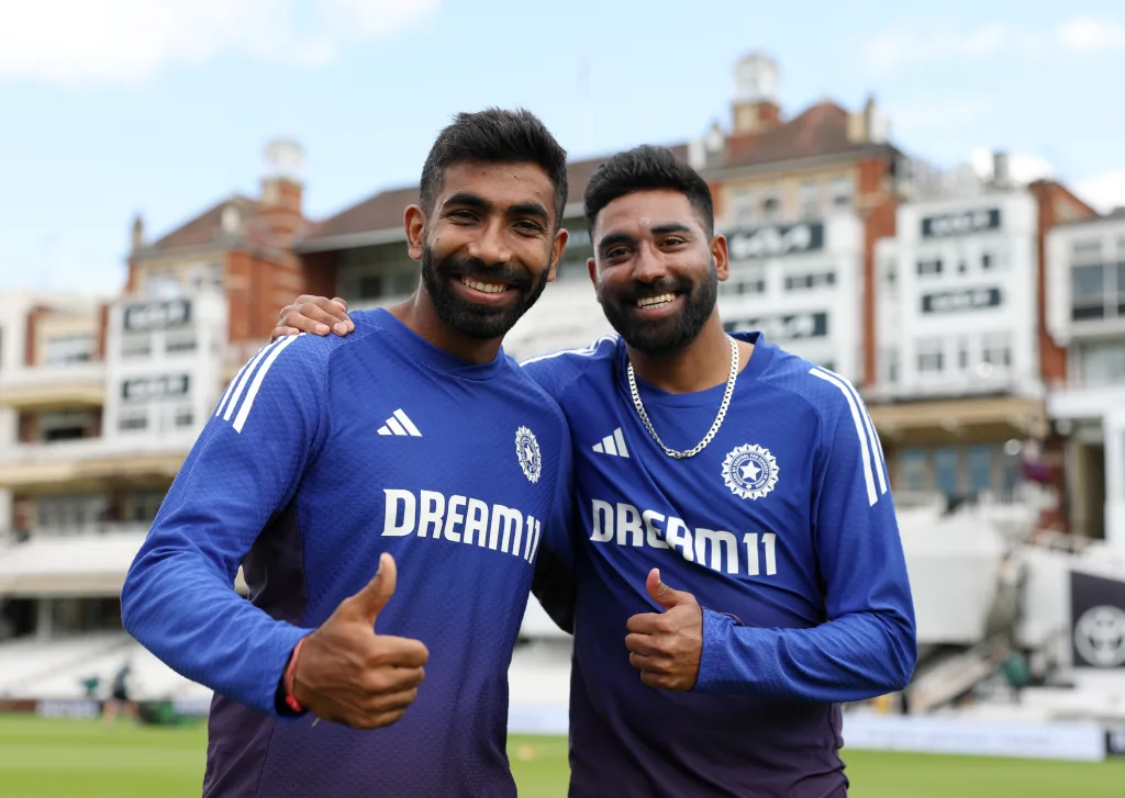 Jasprit bumrah and mohammed siraj
