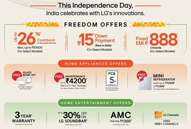 Lg independence day sale 2025 2