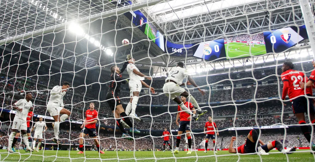 Last season's real madrid osasuna match