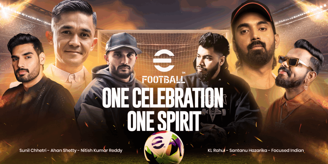 KL Rahul & Sunil Chhetri Team Up for KONAMI eFootball’s India Kick-Off