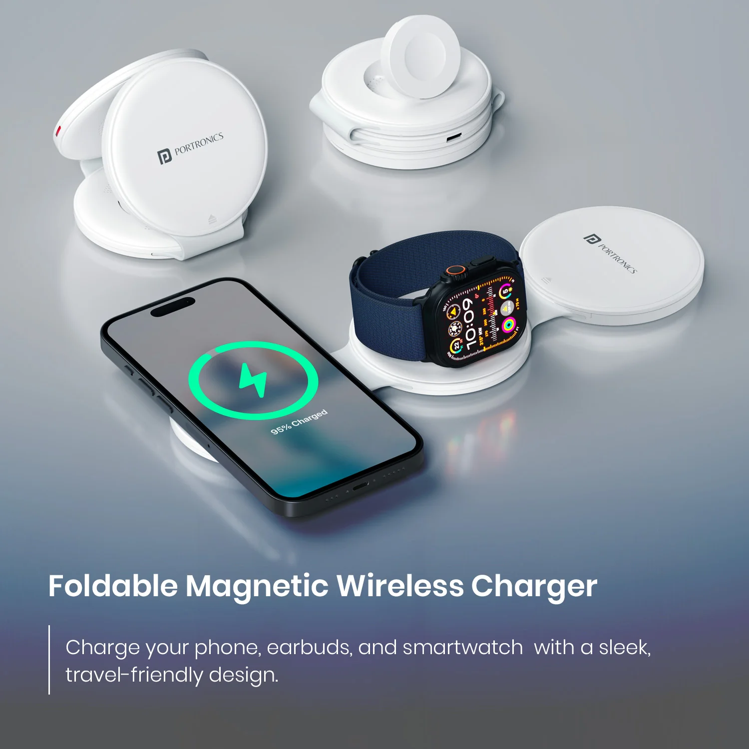 Portronics chargemate trio
