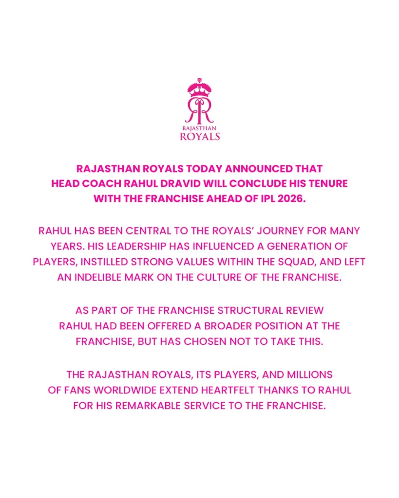 Rr statement