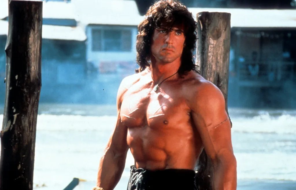 Sylvester stallone in 'rambo iii'