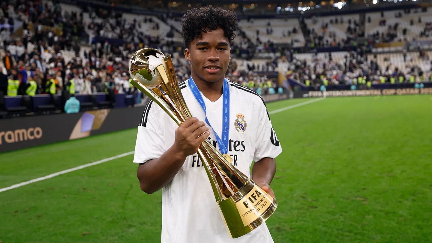 Real madrid's striker endrick