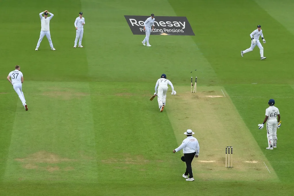 Shubman gill's run out