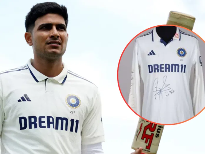 Shubman Gill's Unwashed Lord's Jersey Shubman Gill's Unwashed Lord's Jersey Fetches ₹5+ Lakh: Cricket Memorabilia Goes Crazy