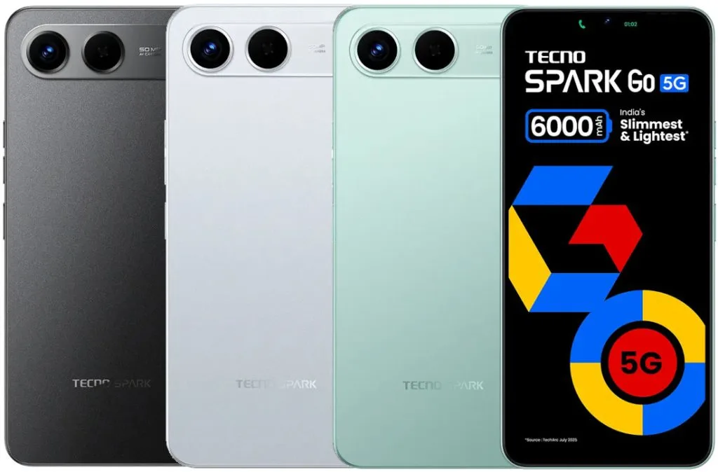 TECNO Spark Go 5G Launched: India's Lightest 5G Phone at ₹9,999 1 TECNO Spark Go 5G
