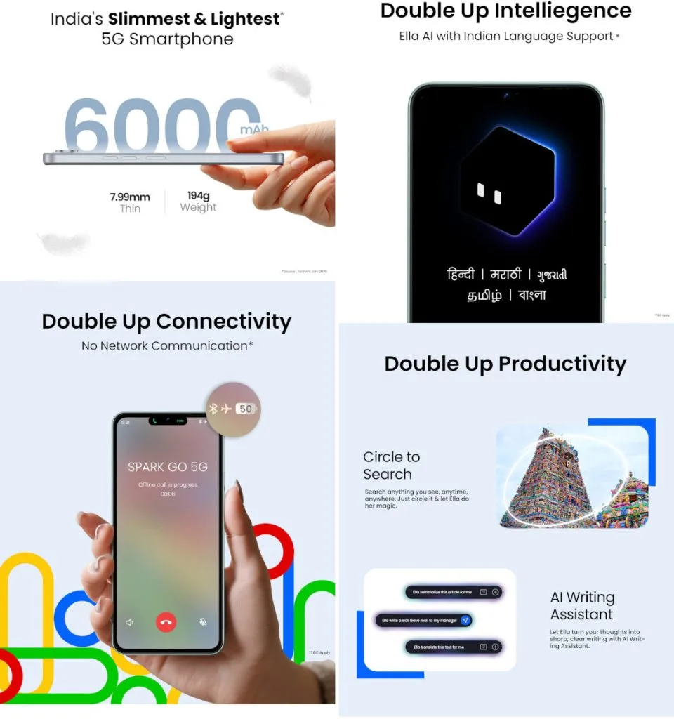 Tecno spark go 5g 3