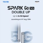 Tecno Spark Go 5G Launch Date Revealed: August 14 India Debut