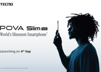 World’s Slimmest Smartphone - The TECNO POVA Slim 5G Launching on 4th September