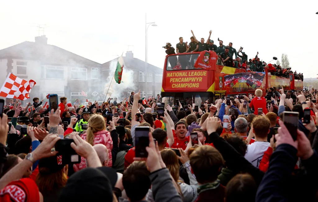 Ryan Reynolds' Revolutionary Vision: How Hollywood Star Plans to Transform Wrexham for 2035 Women's World Cup Glory 3 File photo: national league wrexham victory parade