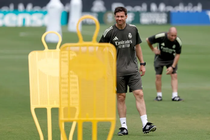 Xabi Alonso, training in the United States Xabi alonso, training in the united states