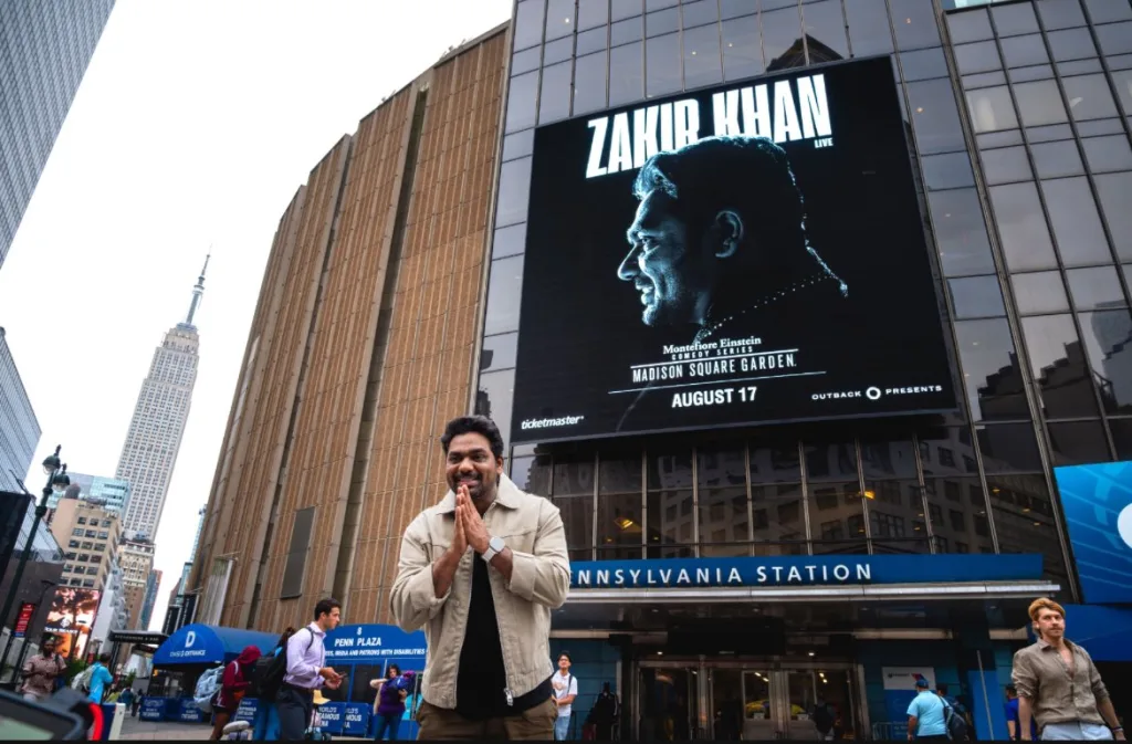 Zakir khan at madison square garden