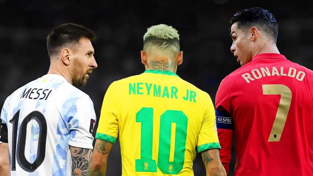 Neymar ronaldo messi