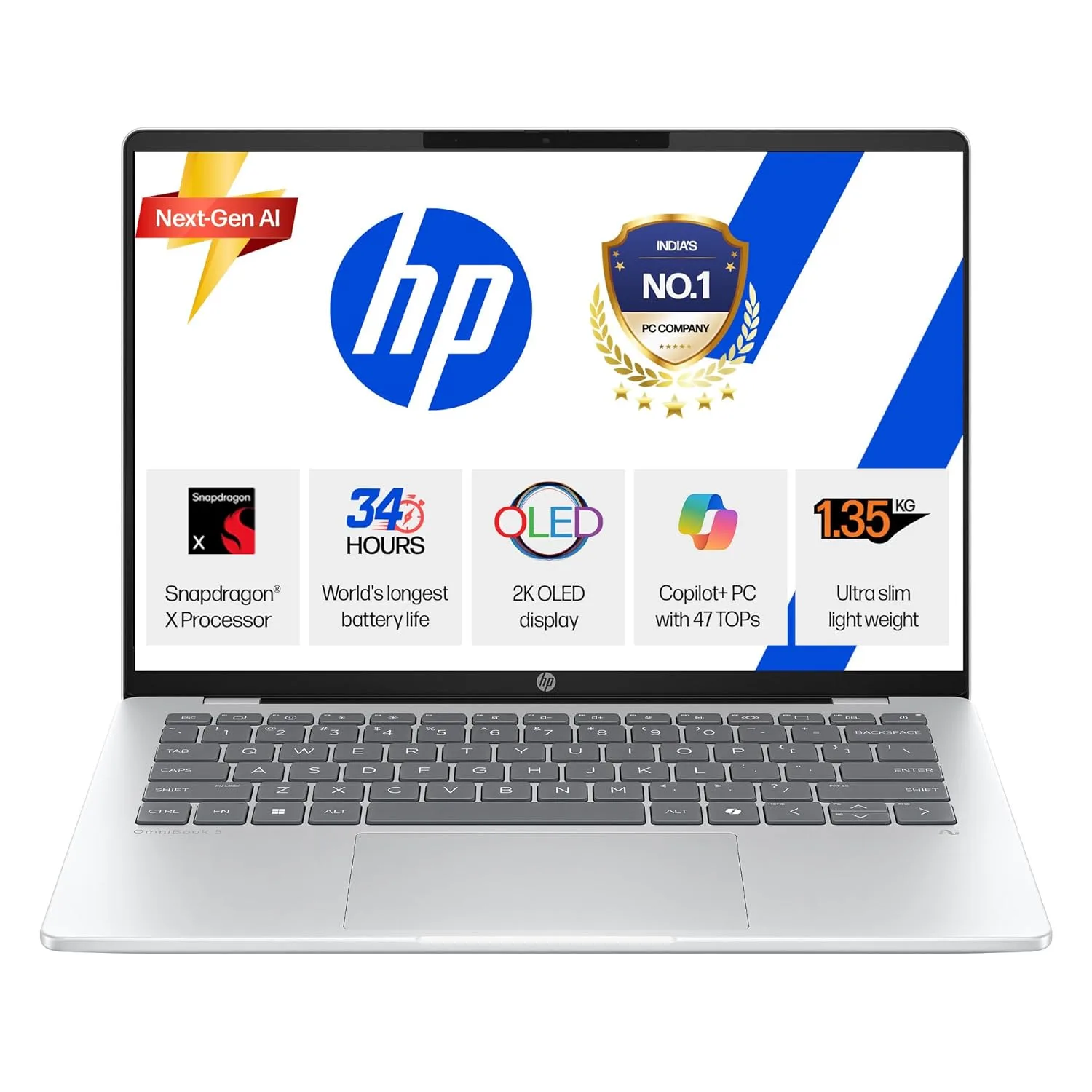 HP OmniBook 5 OLED at ₹53,740: Amazon Great Indian Festival 2025's Best Laptop Deal