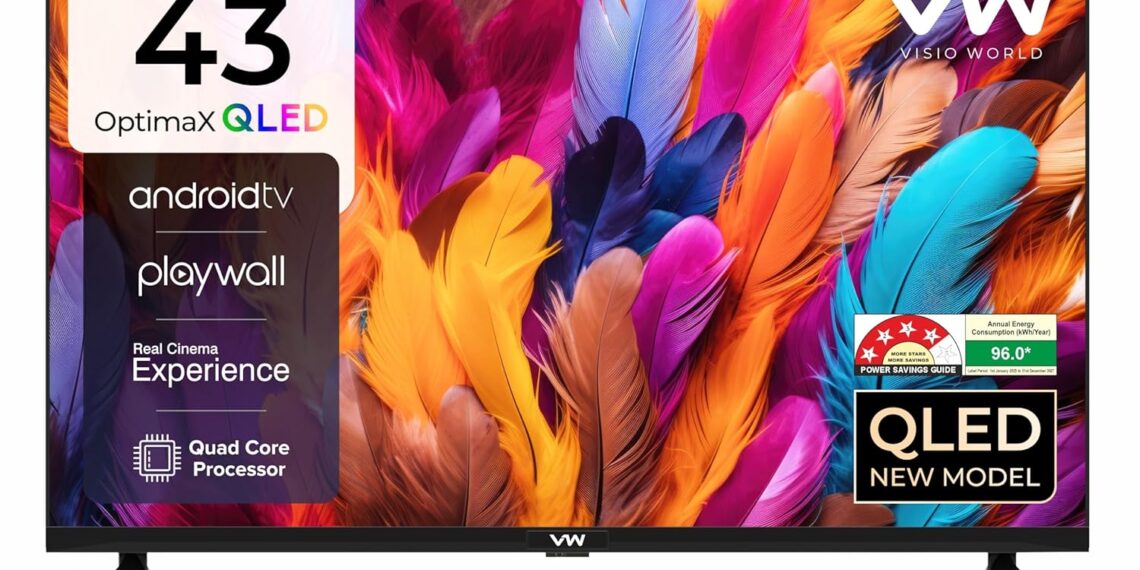 VW 43-inch 4K QLED Android TV