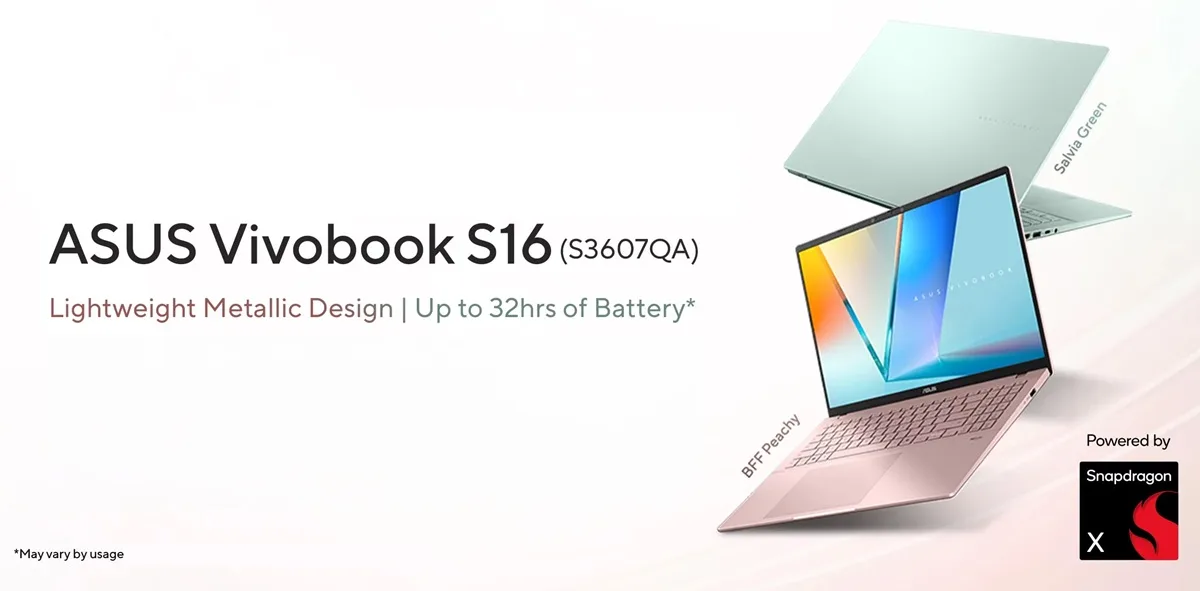 ASUS Vivobook S16 BFF Edition: Vibrant Colors Meet AI-Powered Performance at ₹67,990