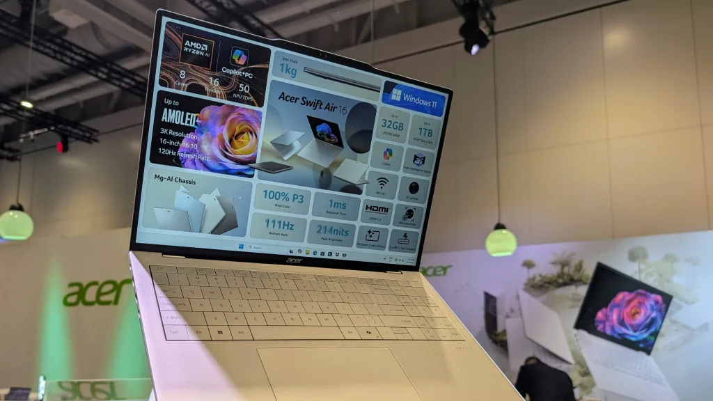Acer swift air 16 1