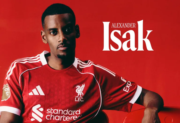 Alexander isak joins liverpool for 130m