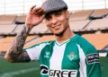 Antony and real betis launch clothing line based on his neck tattoo