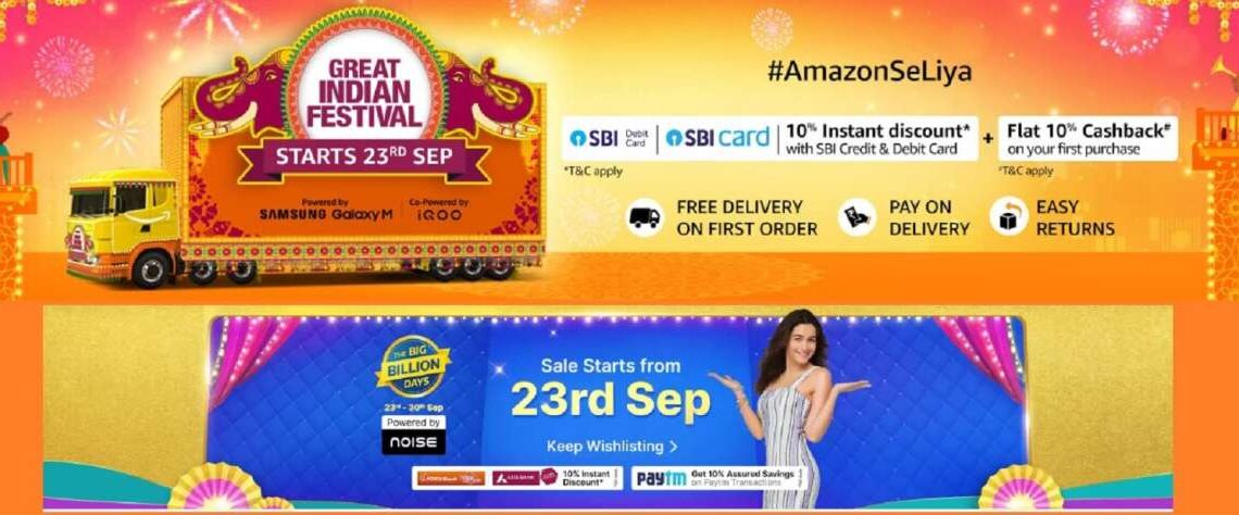 Flipkart bbd vs amazon sale