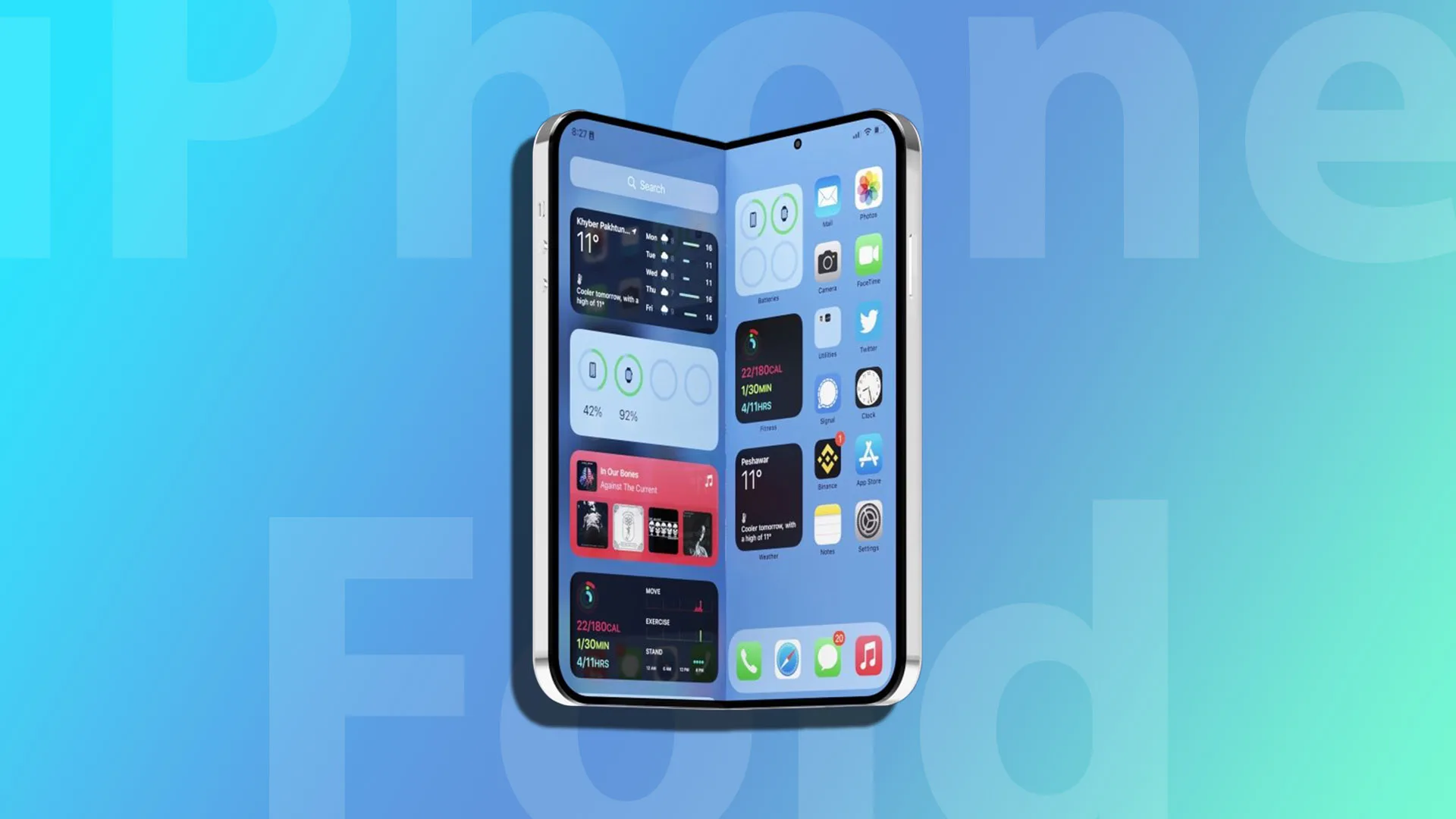 Foldable iphone