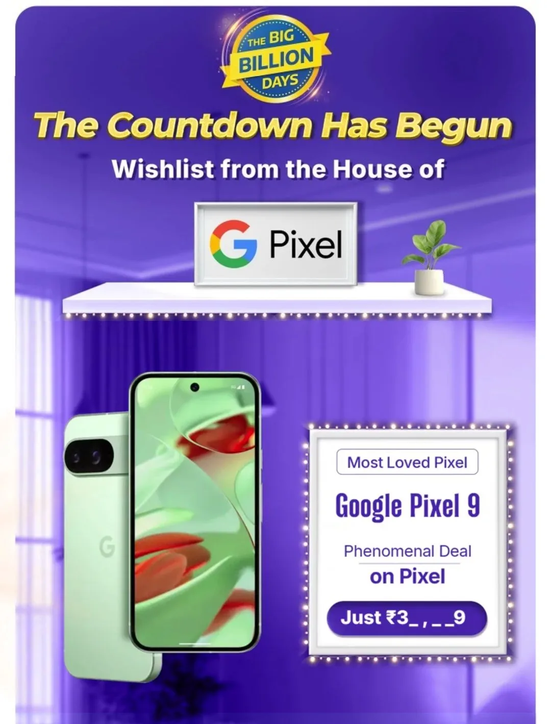 Google Pixel 9 Under ₹40K: The Flipkart Big Billion Days Deal You Can't Miss!