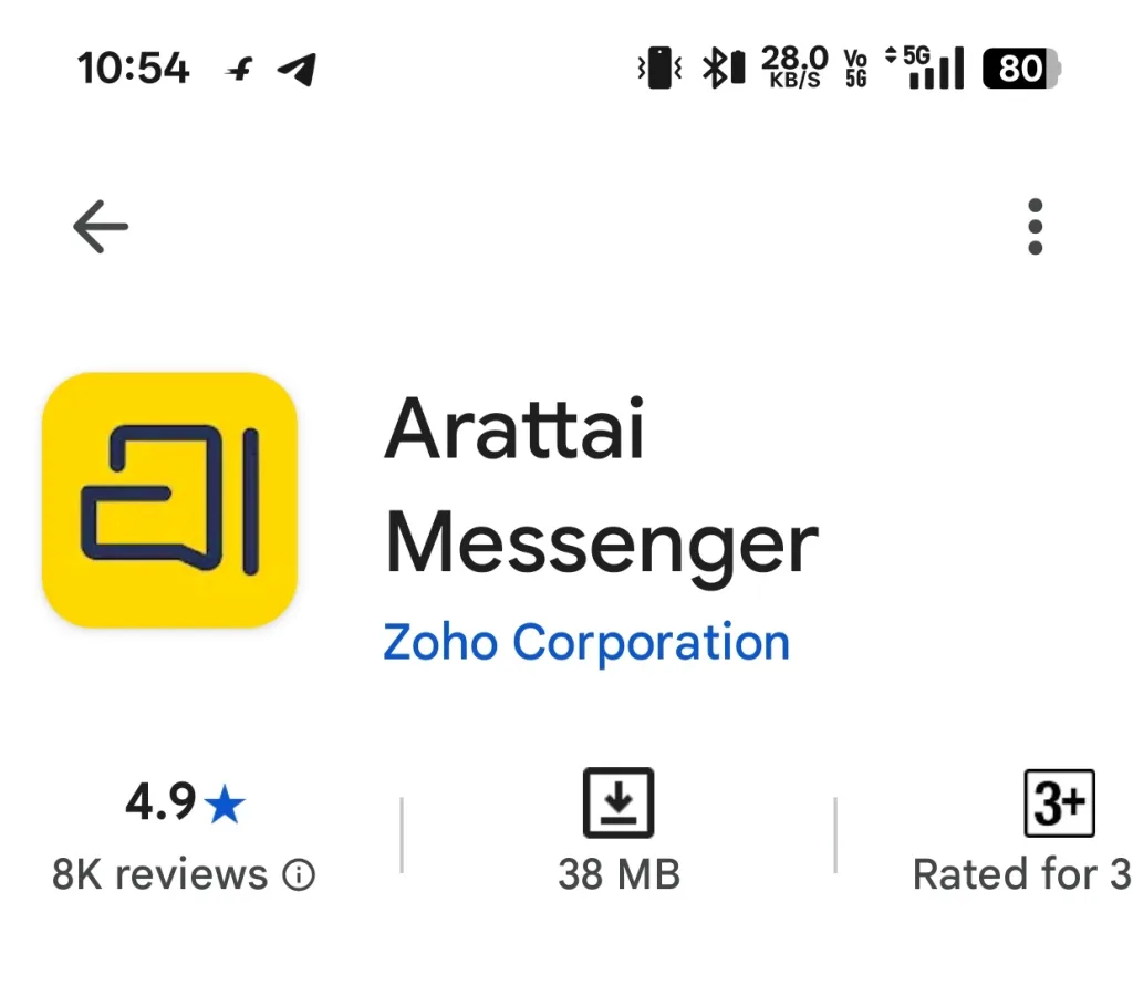 Zoho's Arattai Messenger Hits #1 on App Store Social Networking Charts 1 Zoho's Arattai Messenger
