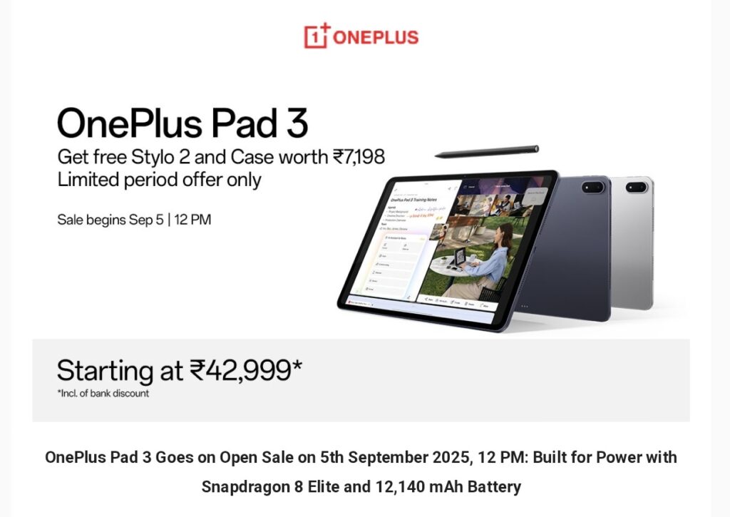 OnePlus Pad 3