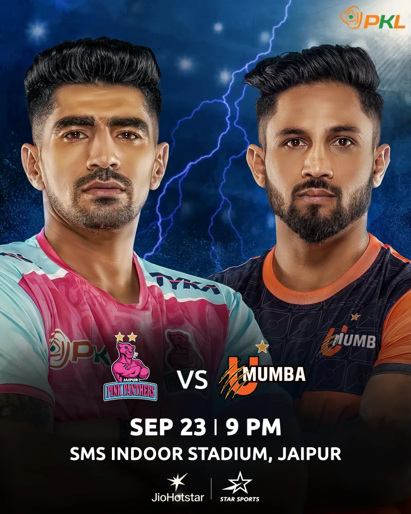 Jaipur pink panthers vs u mumba