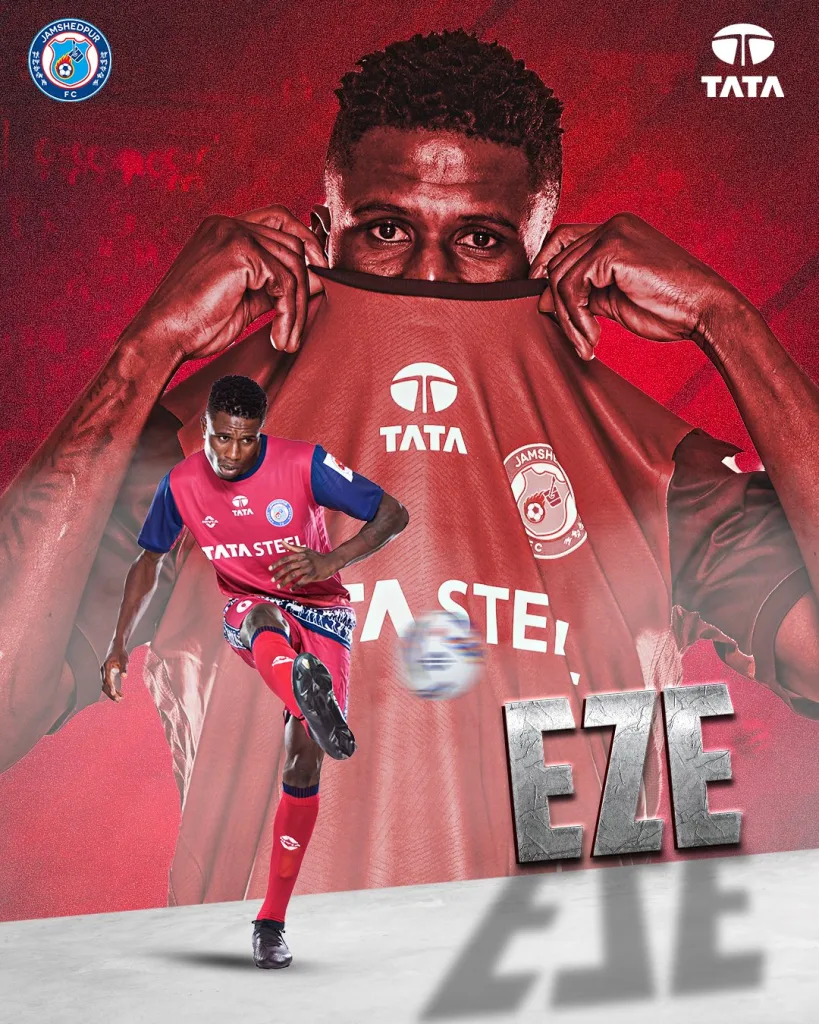 Jamshedpur fc sign stephen eze