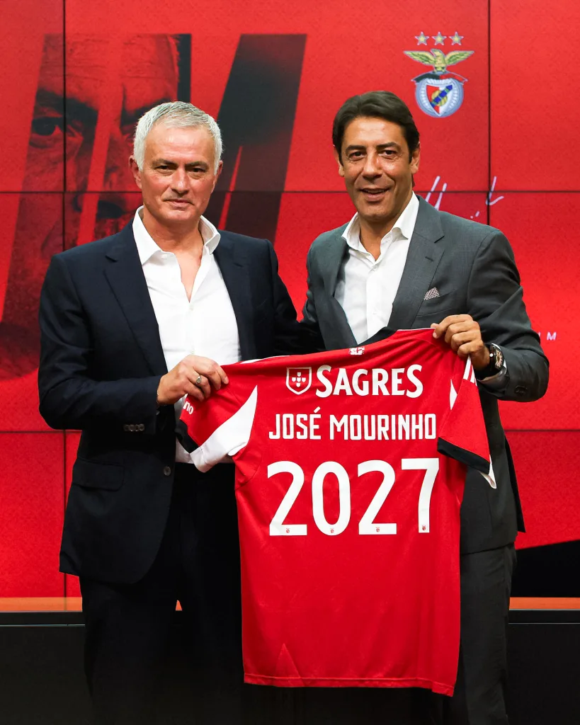 Jose mourinho appointed benfica coach