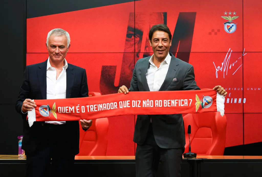 Jose mourinho appointed benfica coach