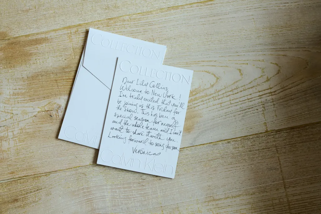 Lilycollins calvinkleincollection