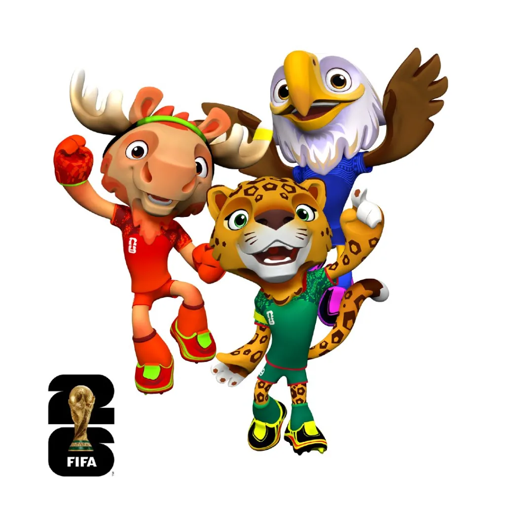 World Cup Magic Unleashed: FIFA Reveals Trio of 2026 Mascots 1 Maple the moose, zayu the jaguar and clutch the bald eagle