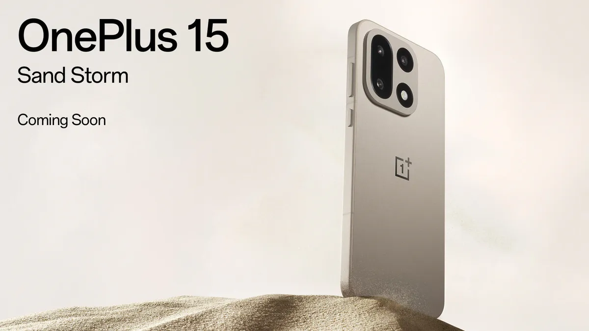 Oneplus 15 sand