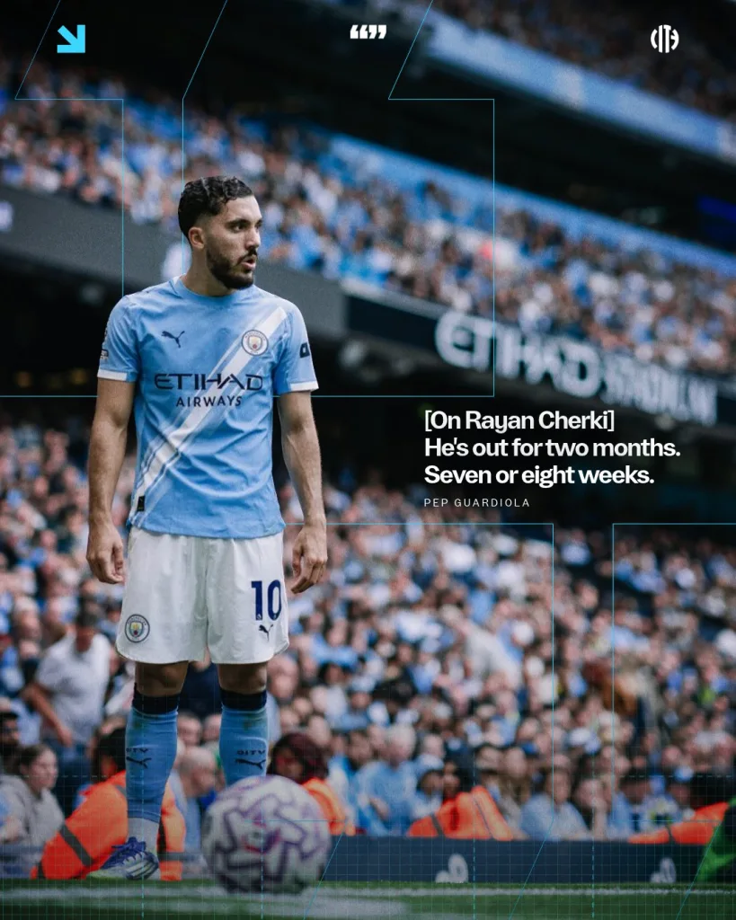 Pep provides rayan cherki injury update