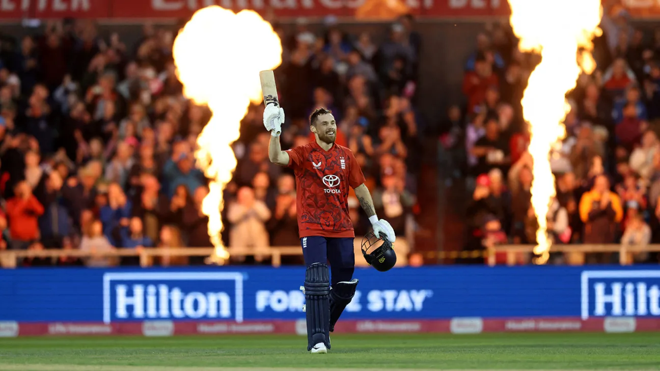 Phil Salt's 141* Breaks T20I Records as England Smash 304/2 vs South Africa