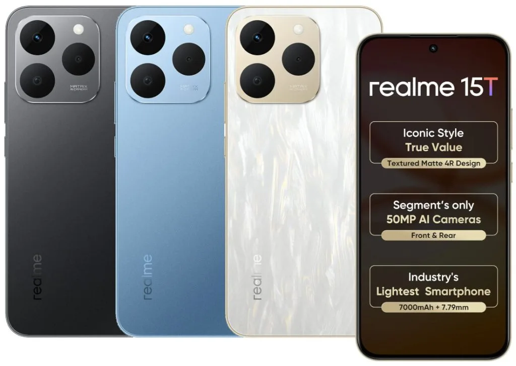 Realme 15T India Launch: Compact Powerhouse Under ₹25K 3 Realme 15t 3