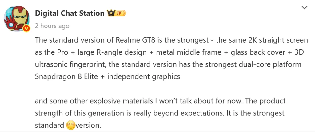 Realme GT 8 Hits 3.32M AnTuTu: Snapdragon 8 Elite Gen 5 Beast 2 Realme gt 8 antutu 1