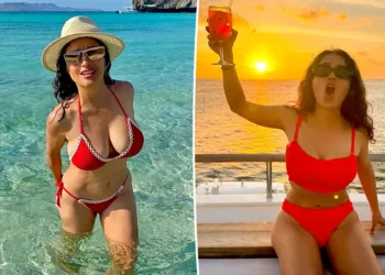 Salma Hayek 59th Birthday Celebration In A Hot Red Bikini; She Proves Age is Just a Number