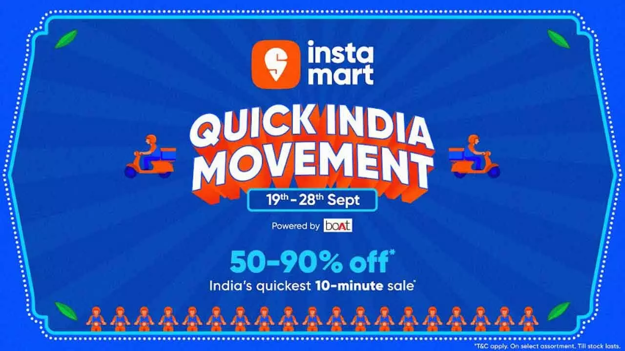 Swiggy instamart quick india movement sale 2025