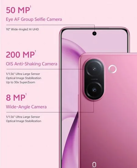 Vivo V60e India Launch: 200MP Camera Under ₹30,000 This October 2 Vivo v60e 1